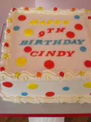 Butter Cream With Polka Dots