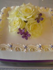 Say It With A Cake & Flowers