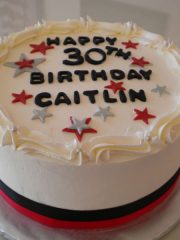 Simple Butter Cream Birthday Cake
